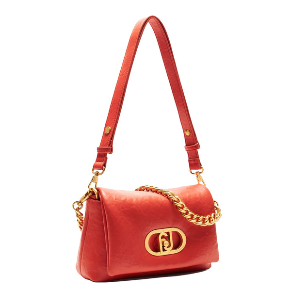 Liu Jo - LaPuffy small Pumpkin Shoulder Bag - AA5148E0886 - PUMPKIN