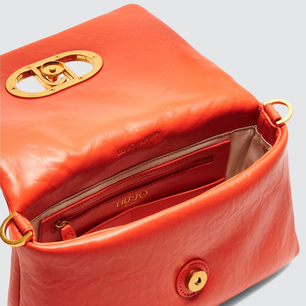 Liu Jo - LaPuffy small Pumpkin Shoulder Bag - AA5148E0886 - PUMPKIN