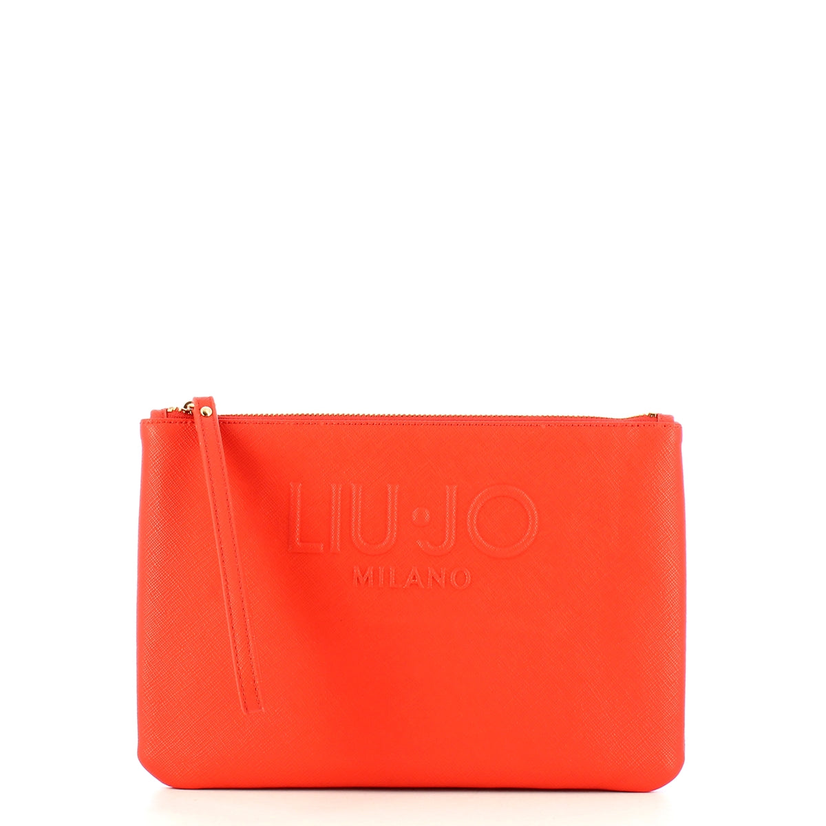 Liu Jo - Flat Pouch with logo Pumpkin - AA5154E0087 - PUMPKIN