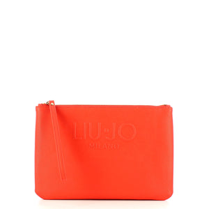 Liu Jo - Flat Pouch with logo Pumpkin - AA5154E0087 - PUMPKIN