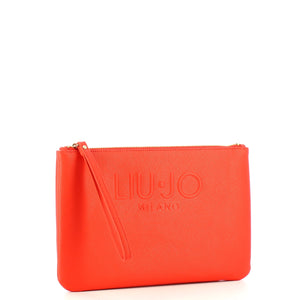 Liu Jo - Flat Pouch with logo Pumpkin - AA5154E0087 - PUMPKIN
