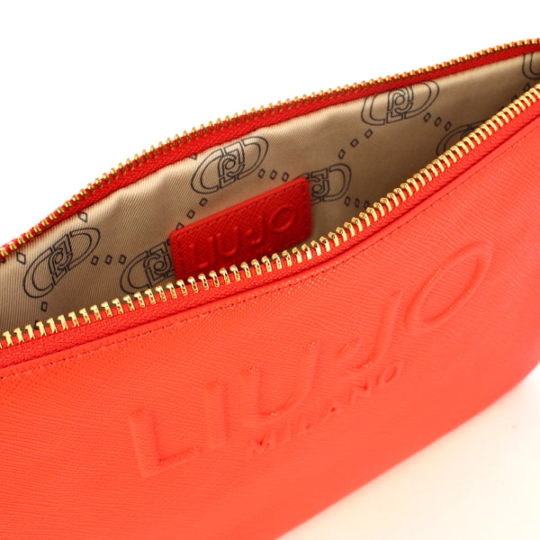 Liu Jo - Flat Pouch with logo Pumpkin - AA5154E0087 - PUMPKIN