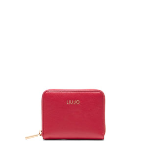 Liu Jo - Portafoglio zip around piccolo Rosso Pompeiano AA515 | Italystation.com Shop Now at italystation.com