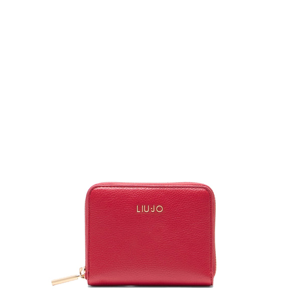Liu Jo - Portafoglio zip around piccolo Rosso Pompeiano AA515 | Italystation.com Shop Now at italystation.com