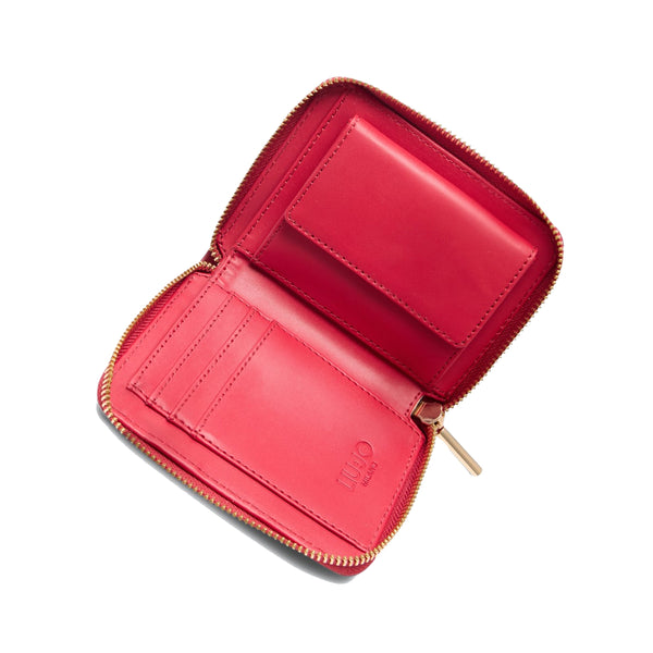 Liu Jo - Portafoglio zip around piccolo Rosso Pompeiano AA515 | Italystation.com Shop Now at italystation.com