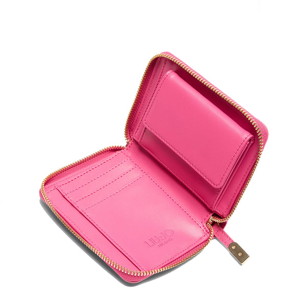 Liu Jo - Small Zip Around Wallet Dark Pink - AA5156E0087 - DARK/PINK
