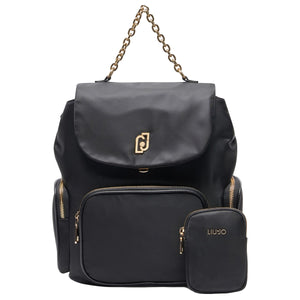 Liu Jo - Zaino in nylon Black AA5174T4559 BLACK | Italystation.com Shop Now at italystation.com