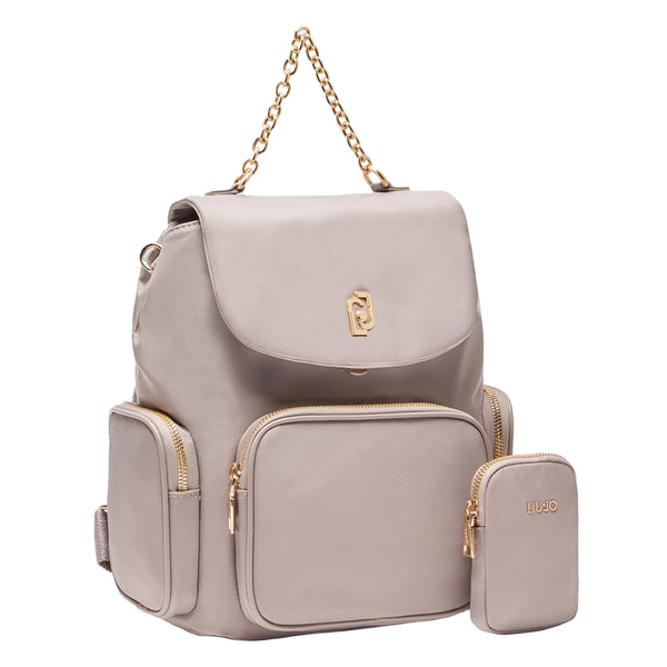 Liu Jo - Zaino in nylon Mushroom AA5174T4559 MUSHROOM | Italystation.com Shop Now at italystation.com