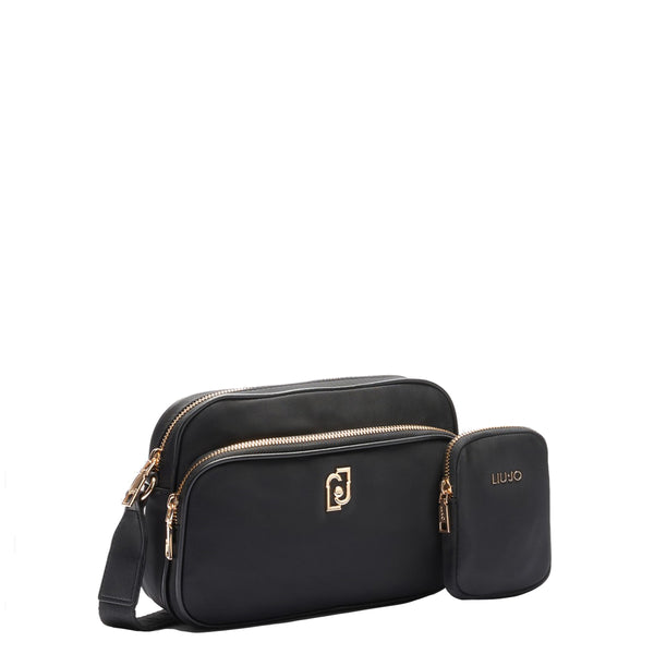 Liu Jo - Camera case in nylon Black AA5176T4559 BLACK | Italystation.com Shop Now at italystation.com