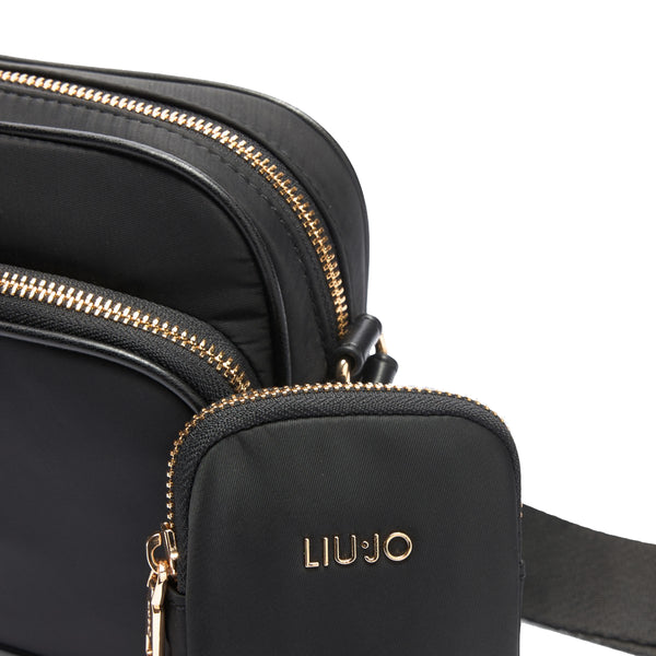 Liu Jo - Camera case in nylon Black AA5176T4559 BLACK | Italystation.com Shop Now at italystation.com