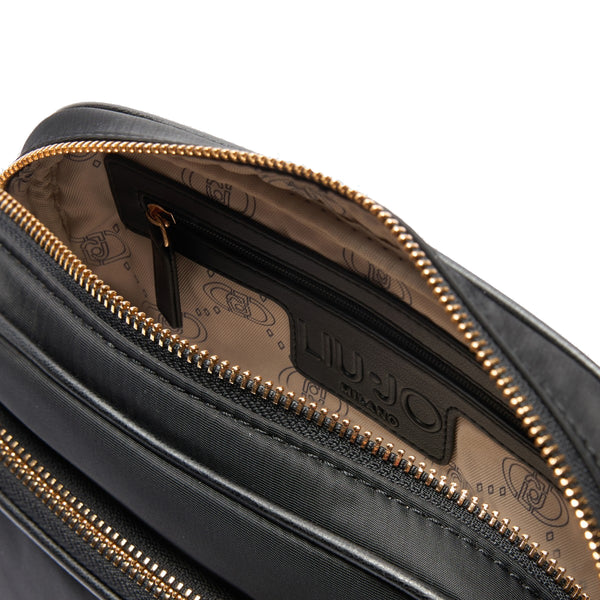Liu Jo - Camera case in nylon Black AA5176T4559 BLACK | Italystation.com Shop Now at italystation.com