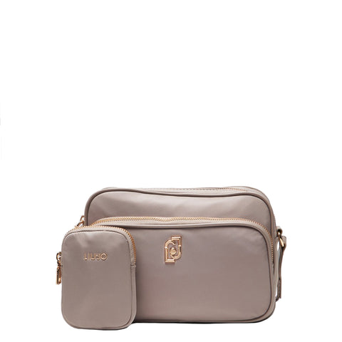Liu Jo - Camera case in nylon Mushroom AA5176T4559 MUSHROOM | Italystation.com Shop Now at italystation.com