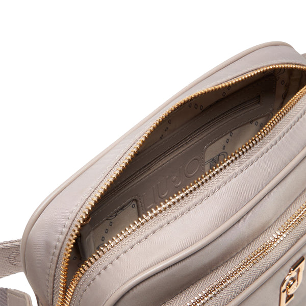 Liu Jo - Camera case in nylon Mushroom AA5176T4559 MUSHROOM | Italystation.com Shop Now at italystation.com
