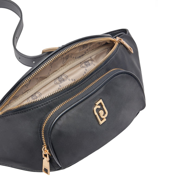Liu Jo - Marsupio in Nylon con Logo Black AA5178T4559 BLACK | Italystation.com Shop Now at italystation.com