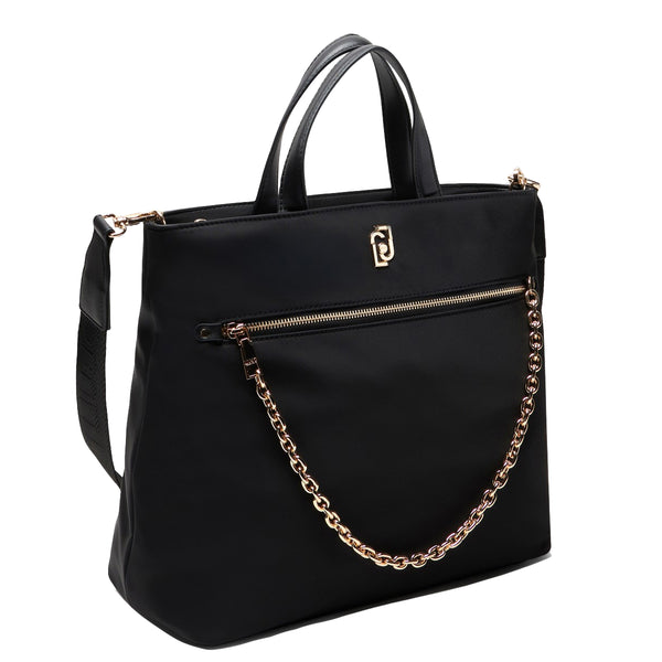 Liu Jo - Shopping bag in nylon Black AA5181T4559 BLACK | Italystation.com Shop Now at italystation.com