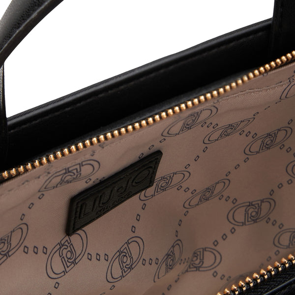 Liu Jo - Shopping bag in nylon Black AA5181T4559 BLACK | Italystation.com Shop Now at italystation.com