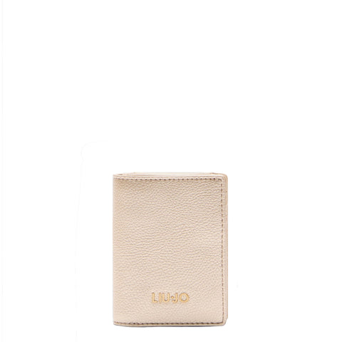 Liu Jo - Portafoglio verticale Gold AA5190E0058 GOLD | Italystation.com Shop Now at italystation.com