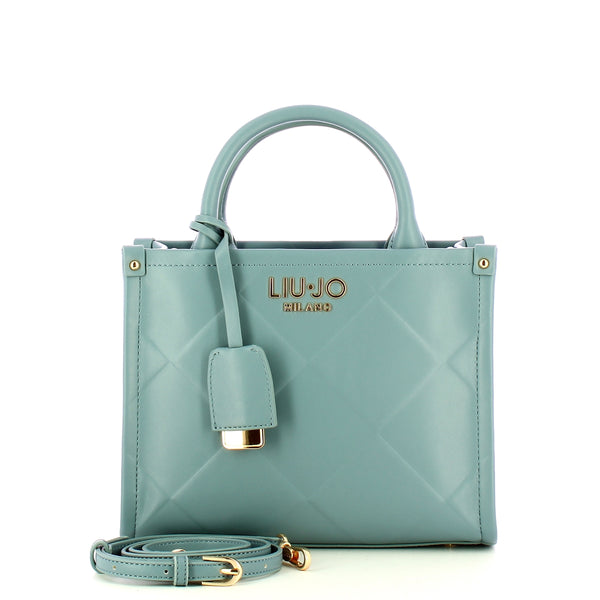 Liu Jo - Small Shopping Bag Blue Denim - AA5192E0778 - BLUE/DENIM