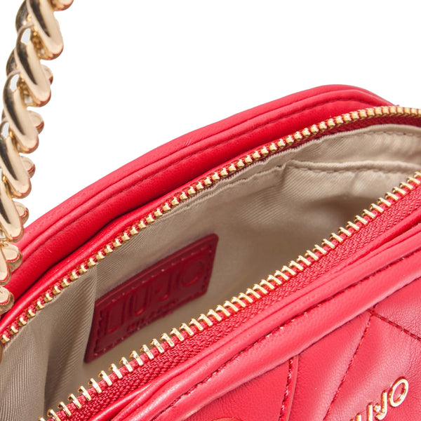 Liu Jo - Tracollina matelass�� Rosso Pompeiano AA5257E0015 | Italystation.com Shop Now at italystation.com