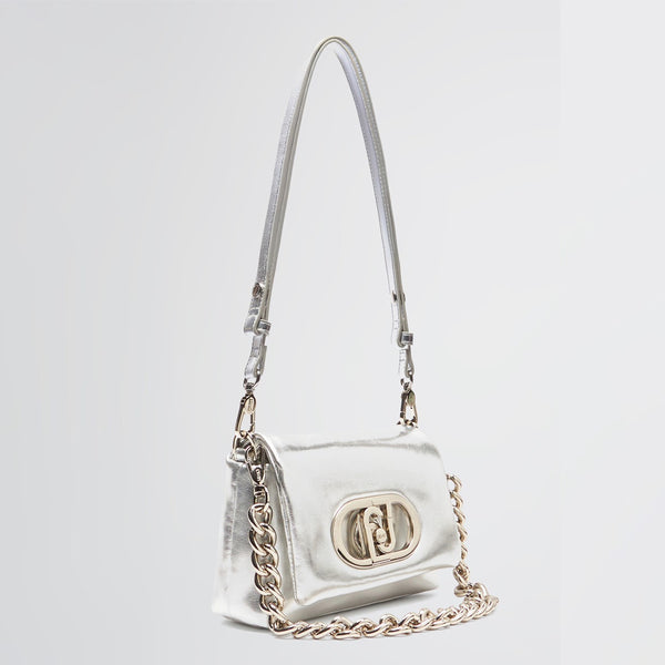 Liu Jo - Sottospalla LaPuffy laminata Silver AA5269E0042 SI | Italystation.com Shop Now at italystation.com