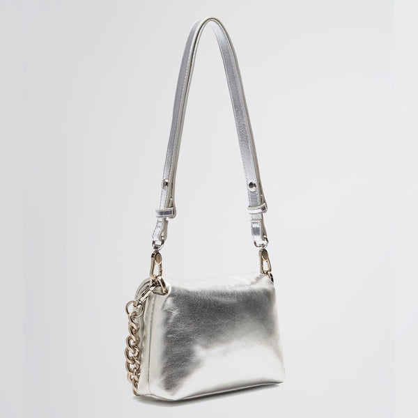 Liu Jo - Sottospalla LaPuffy laminata Silver AA5269E0042 SI | Italystation.com Shop Now at italystation.com