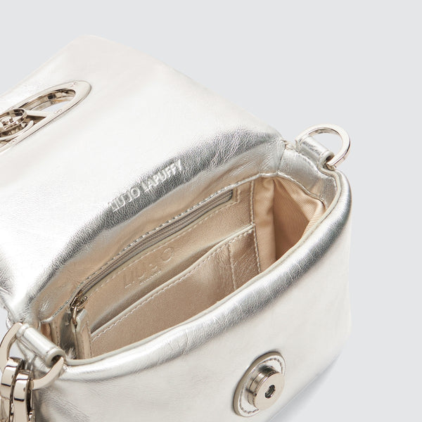 Liu Jo - Sottospalla LaPuffy laminata Silver AA5269E0042 SI | Italystation.com Shop Now at italystation.com