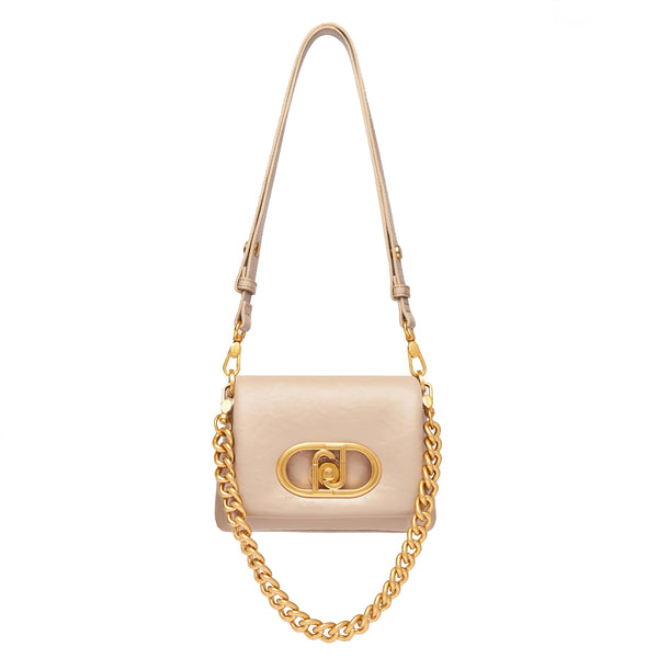 Liu Jo - LaPuffy Dark Sand Shoulder Bag - AA5269E0886 - DARK/SAND