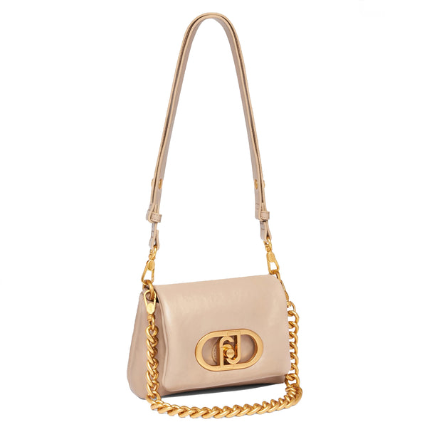 Liu Jo - LaPuffy Dark Sand Shoulder Bag - AA5269E0886 - DARK/SAND