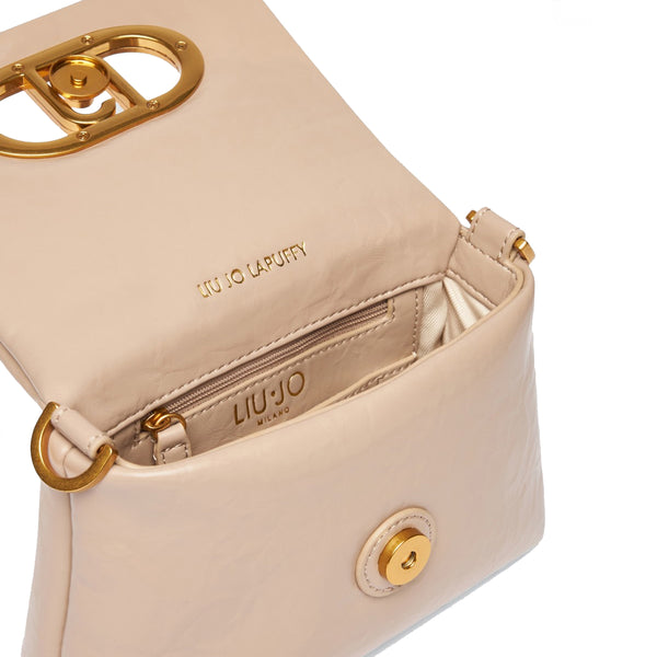 Liu Jo - LaPuffy Dark Sand Shoulder Bag - AA5269E0886 - DARK/SAND