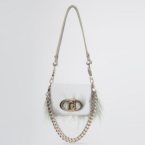 Liu Jo - Sottospalla LaPuffy con piume Cielo AA5269P0347 CI | Italystation.com Shop Now at italystation.com