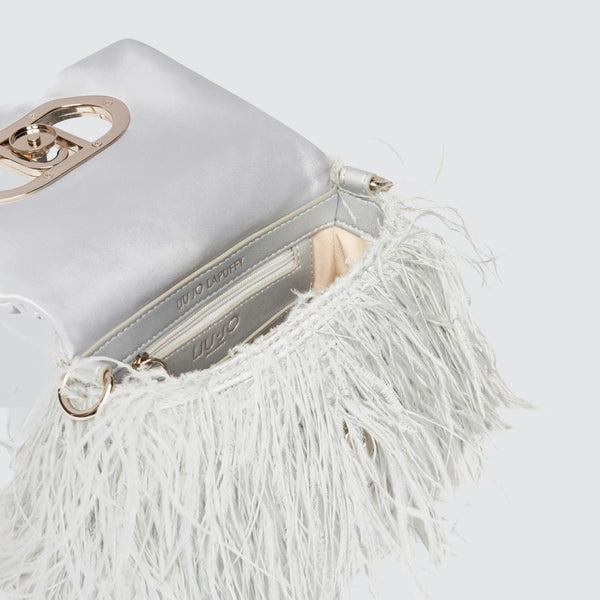 Liu Jo - Sottospalla LaPuffy con piume Cielo AA5269P0347 CI | Italystation.com Shop Now at italystation.com