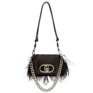 Liu Jo - Sottospalla LaPuffy con piume Black AA5269P0347 BL | Italystation.com Shop Now at italystation.com