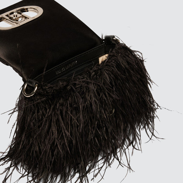 Liu Jo - Sottospalla LaPuffy con piume Black AA5269P0347 BL | Italystation.com Shop Now at italystation.com