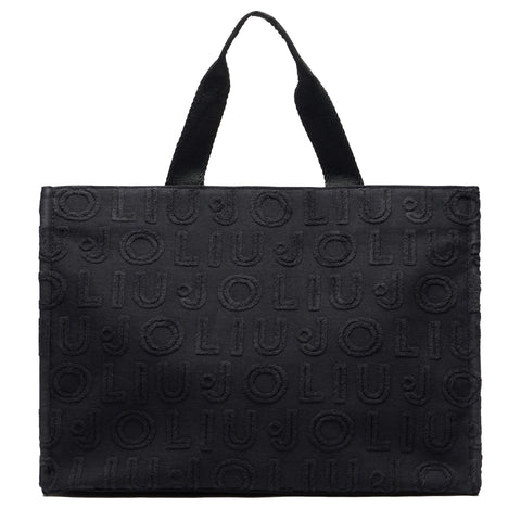 Liu Jo - Tote Bag Jacquard Black 2A5013T0300 BLACK | Italystation.com Shop Now at italystation.com