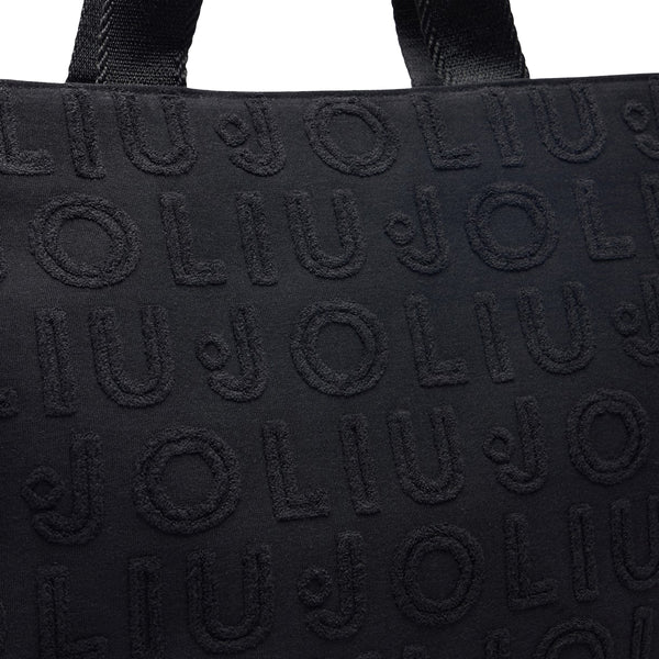 Liu Jo - Tote Bag Jacquard Black 2A5013T0300 BLACK | Italystation.com Shop Now at italystation.com