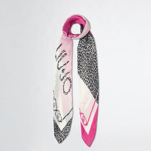Liu Jo - Foulard animalier Pink Berry 2A5034T0300 PINK/BERR | Italystation.com Shop Now at italystation.com