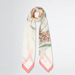 Liu Jo - Foulard floreale Cloudy Coral 2A5035T0300 CLOUDY/C | Italystation.com Shop Now at italystation.com