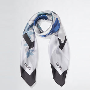 Liu Jo - Foulard logo Black 2A5039T0300 BLACK | Italystation.com Shop Now at italystation.com