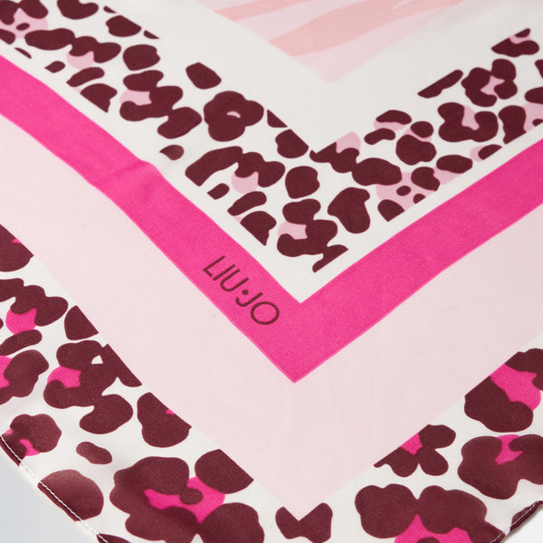 Liu Jo - Foulard animalier Pink Berry - 2A5043T0300 - PINK/BERRY