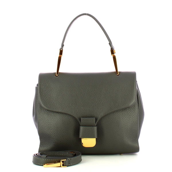 Coccinelle - Borsa a mano NeoFirenze Soft Small Ardesia N | Italystation.com Shop Now at italystation.com
