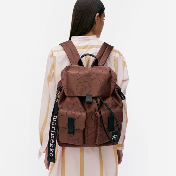 Marimekko - Everything L Backpack - 093994 - BROWN,/BLACK