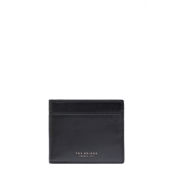 The Bridge - Portafoglio Giulio Nero 01422401 NERO/ABB. | Italystation.com Shop Now at italystation.com