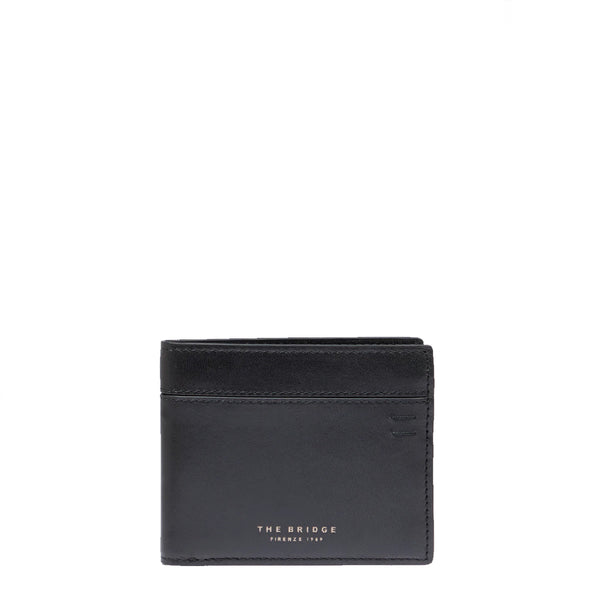 The Bridge - Portafoglio Giulio Nero 01424401 NERO/ABB. | Italystation.com Shop Now at italystation.com