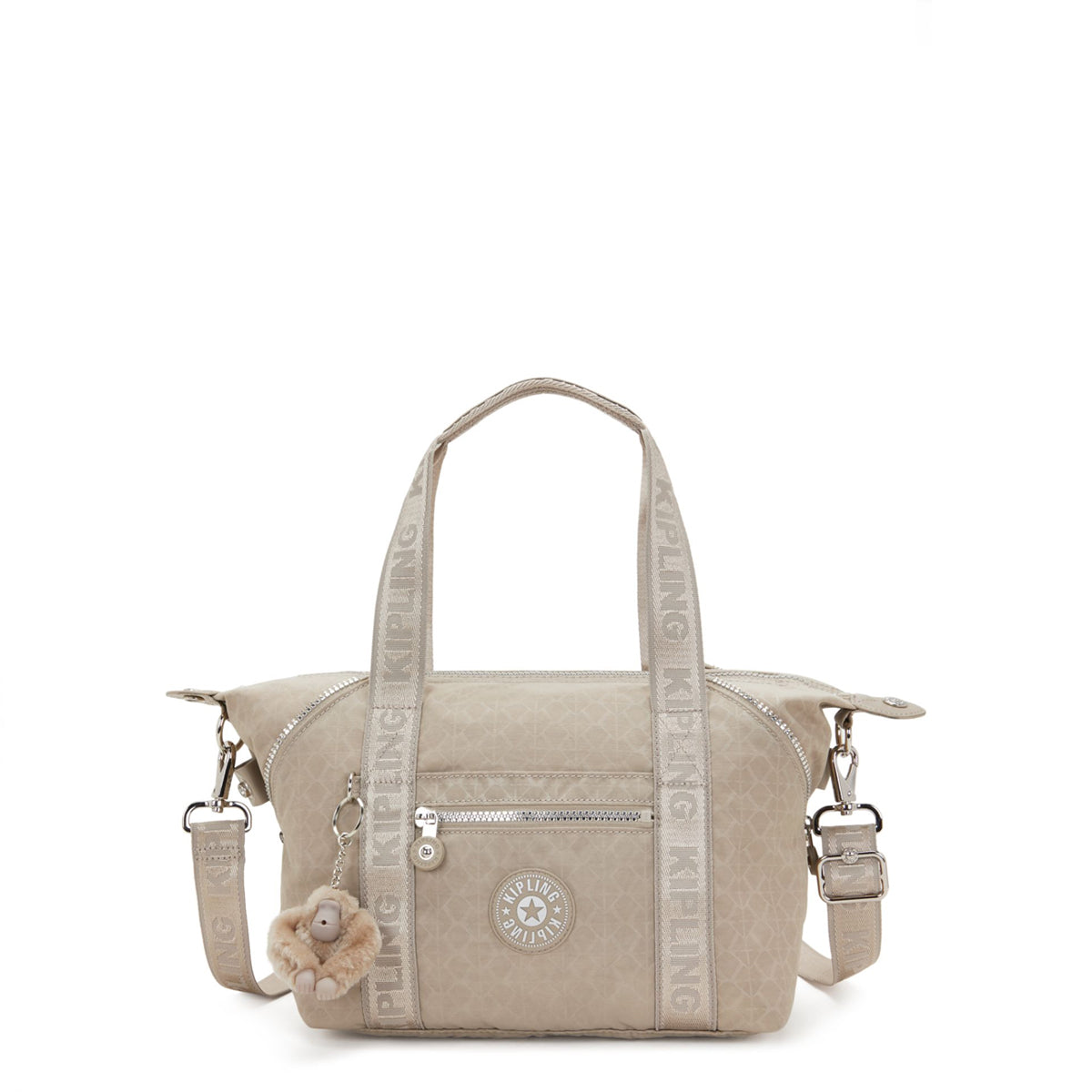 Kipling - Borsa a mano Art Mini Glorious Beige Silver - KPKI4781 - GLORIOUS/BE/SIL