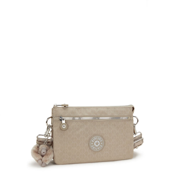 Kipling - Tracolla Riri Zip Glorious Beige Silver - KPKI4745 - GLORIOUS/BE/SIL