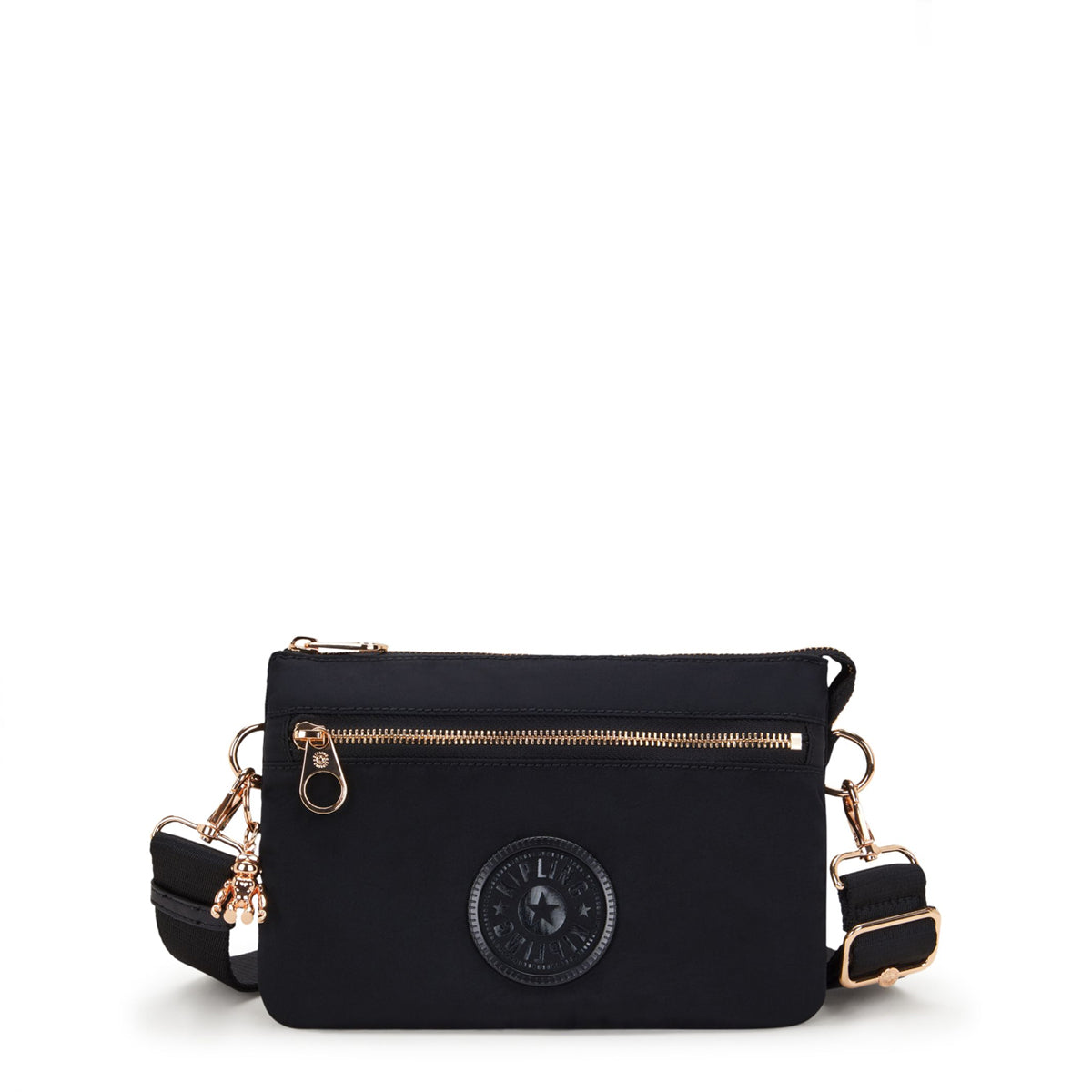 Kipling - Tracolla Riri Zip Black Rose Spice - KPKI3302 - BLCK/ROSE/SPICE