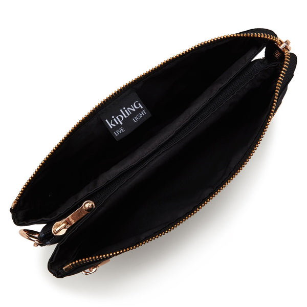 Kipling - Tracolla Riri Zip Black Rose Spice - KPKI3302 - BLCK/ROSE/SPICE