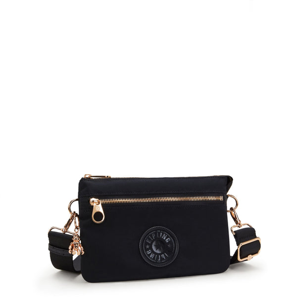 Kipling - Tracolla Riri Zip Black Rose Spice - KPKI3302 - BLCK/ROSE/SPICE