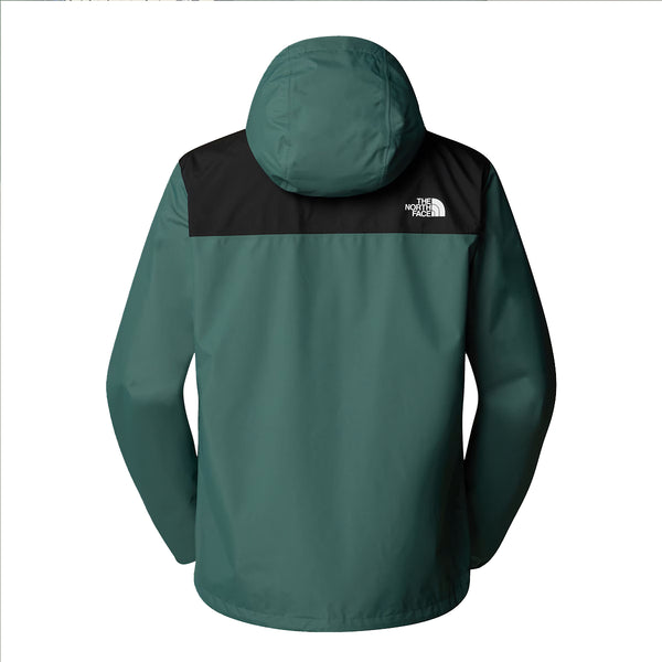 The North Face - Antora Duck Green TNF Black Jacket with hood - NF0A7QEY - DUCK/GREEN/TNF/BLACK