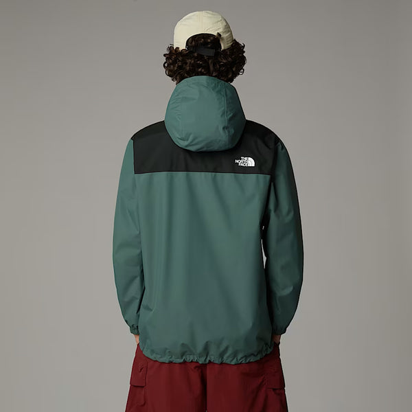 The North Face - Antora Duck Green TNF Black Jacket with hood - NF0A7QEY - DUCK/GREEN/TNF/BLACK